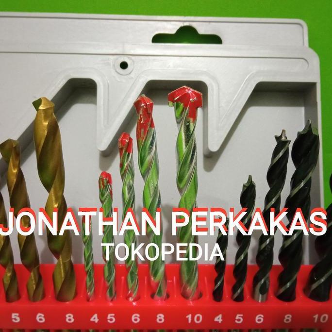 TERLARIS MATA BOR SET 3-1(BESI, BETON DAN KAYU) /PAKET MATA BOR SET MICHAEL