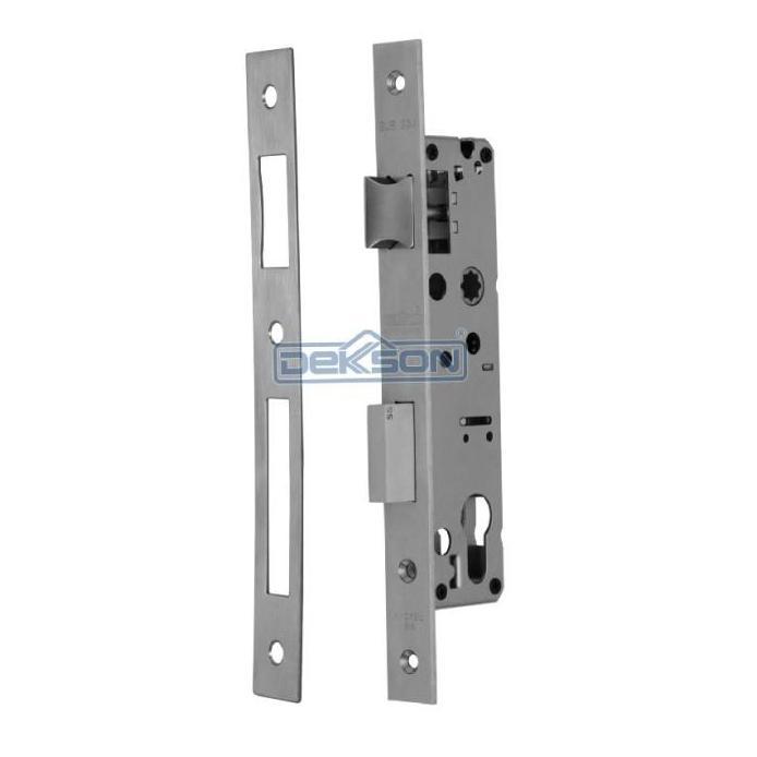 1 Set Kunci Pintu Aluminium 84030 Dekkson Handle + Mortise + Cylinder