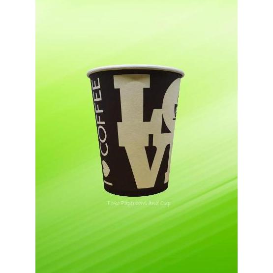 Paper Hot Cup 9 Oz 210 Ml Motif Coffee Isi 1000 Pcs