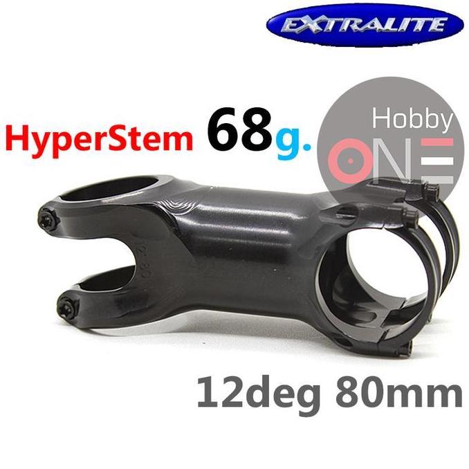 EXTRALITE HyperStem Stealth Stem 12 deg 80 Mm by SCHMOLKE CARBON