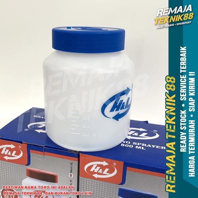 TABUNG BOTOL SPRAYER CAT 800ML / SPRAY GUN ELEKTRIK H&L HL 718 / 719