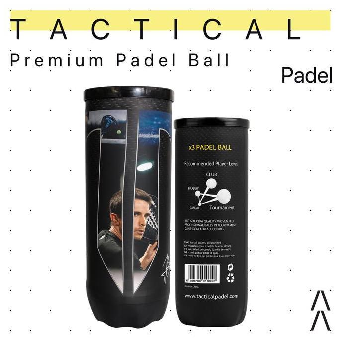 Tactical Padel Premium Padel Ball by Lucas Bergamini - Bola Padel/Padel Ball