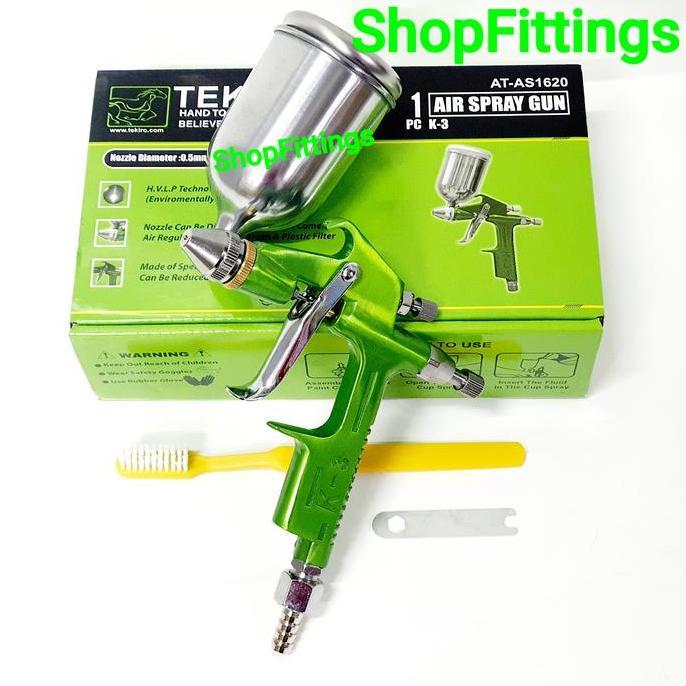 Spray Gun Mini K3 R2 Spet Tabung Atas Alat Semprot Cat Pilih Budget