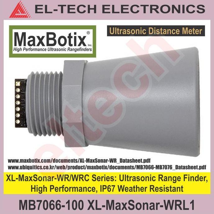 TERMURAH - MB7066 7066MaxSonar Ultrasonic Range Finder Distance Sensor Ukur Jarak