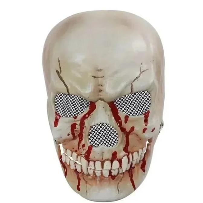 Topeng Halloween Mask Halloween Properti Halloween Topeng Horor Topeng Seram Hantu Costume Halloween