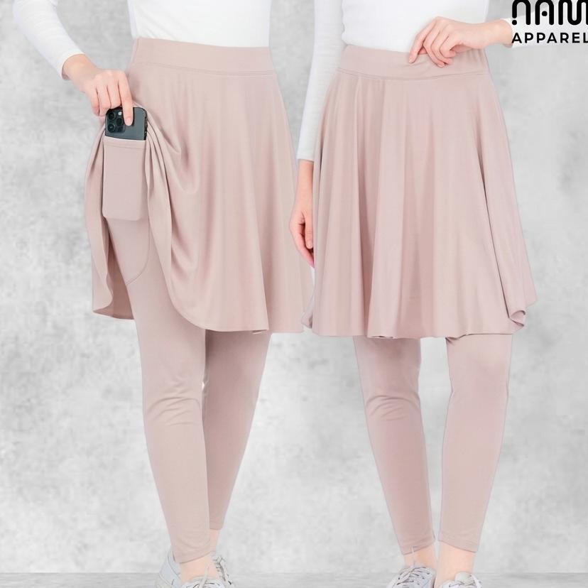 Leging Rok Olahraga Wanita Skirt Sport Senam Olahraga