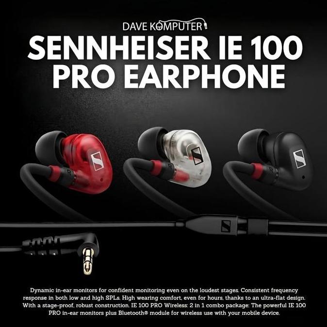 SENNHEISER IE 100 PRO / IE100 PRO / IE-100 PRO Earphone