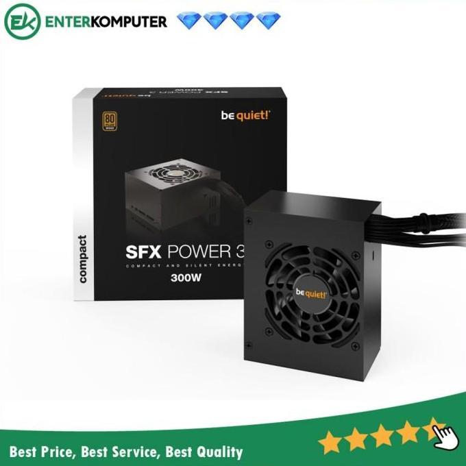 BEBAS ONGKIR - be quiet SFX POWER 3 300W - 80+ Bronze Certified - 3 Years Warranty