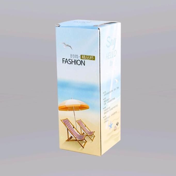 Botol minum kaca penyaring teh 230 ml botol kaca tumbler saringan teh