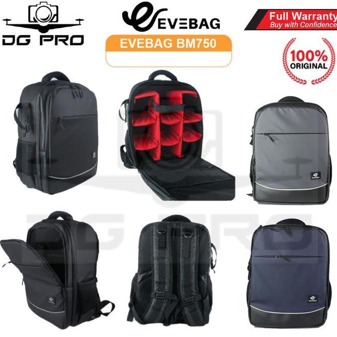 EVEBAG BM 750 Tas Camera Backpack Waterproof for DSLR Mirrorless BM750