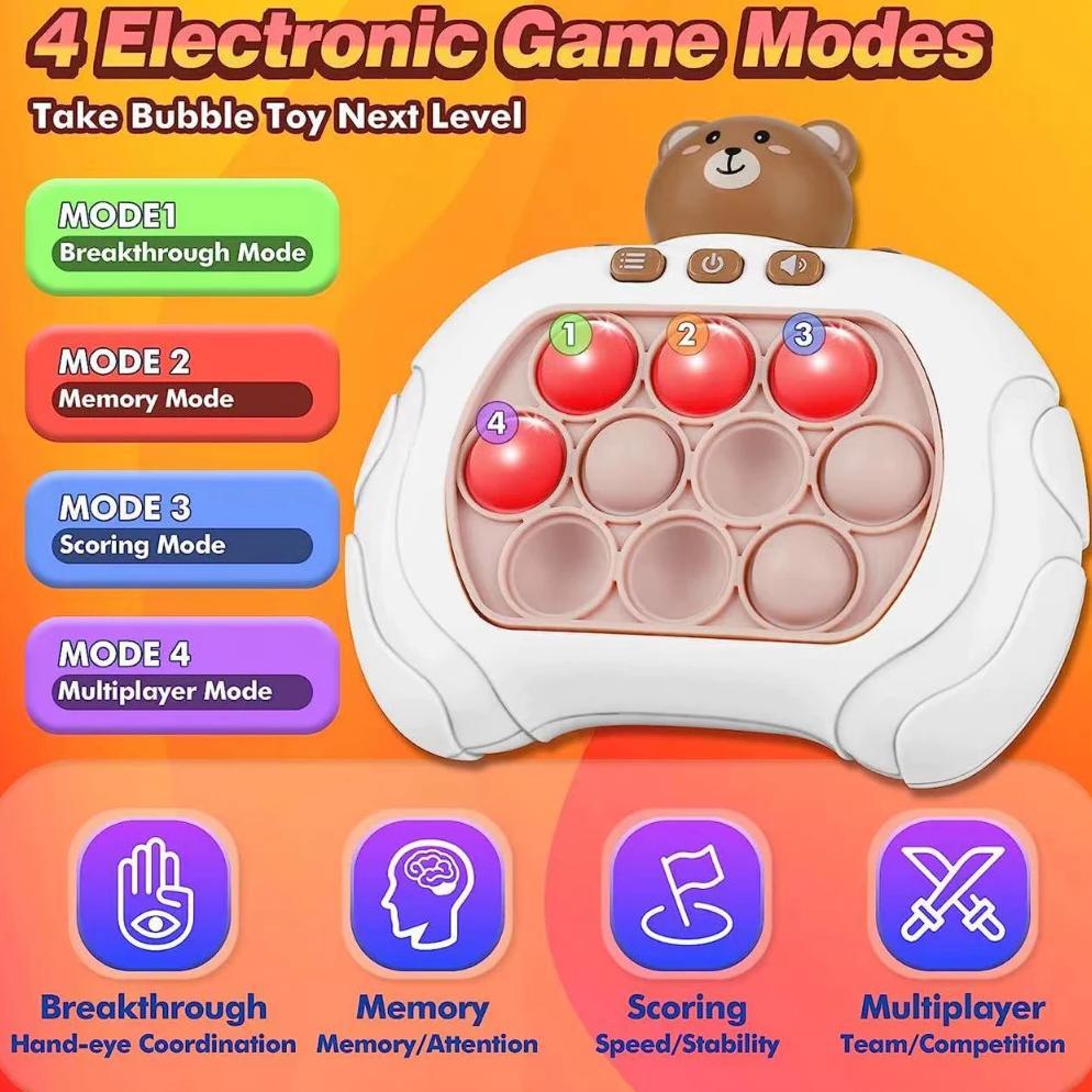 Mainan Pop It Elektronik Mainan Anak Game Pop It Elektrik Musik Puzzle Anak Sedang Hits