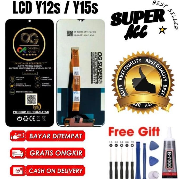 Lcd Touchscreen Y12s / Y15s Fullset Original / Lcd Y12s / Y15s Og Super