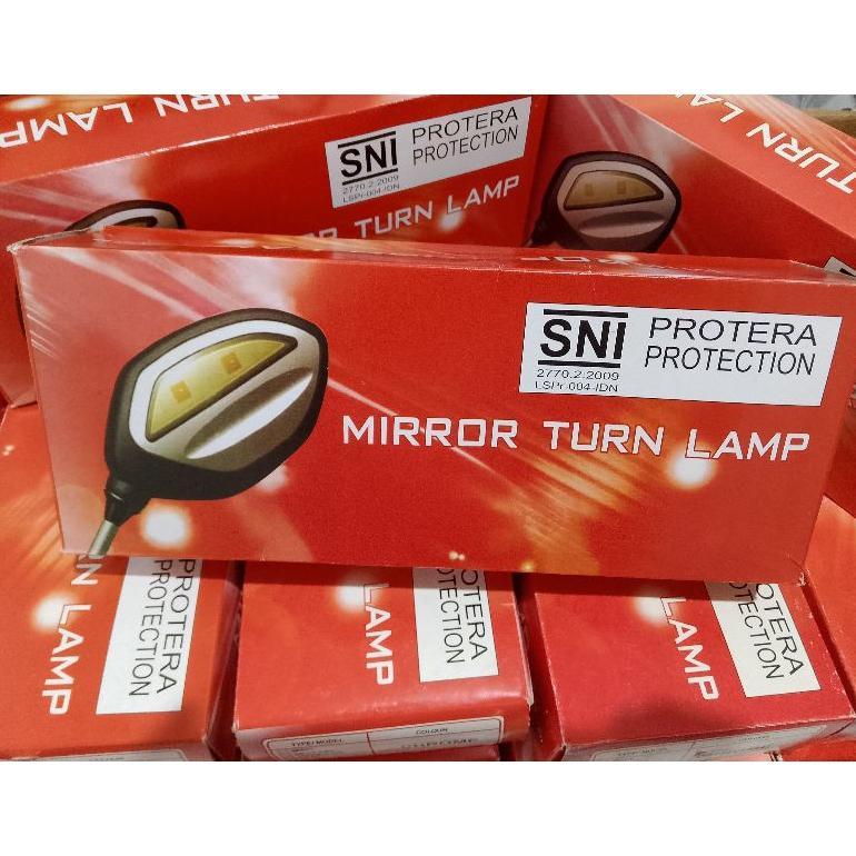 BESTPROMO Baru ORI AHM - Spion Lampu Menyala Spion LED (Beat, Genio, Vario, dll)