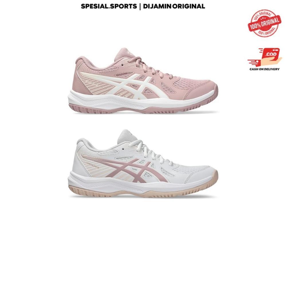HOT DEALS ASICS UPCOURT 6 WOMEN - SEPATU TENIS BADMINTON ORIGINAL