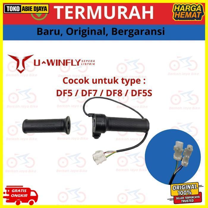 Termurah Handel Gas Sepeda Listrik Original Uwinfly Df5, Df7, Df8, Df5S  Handle Gas Uwinfly