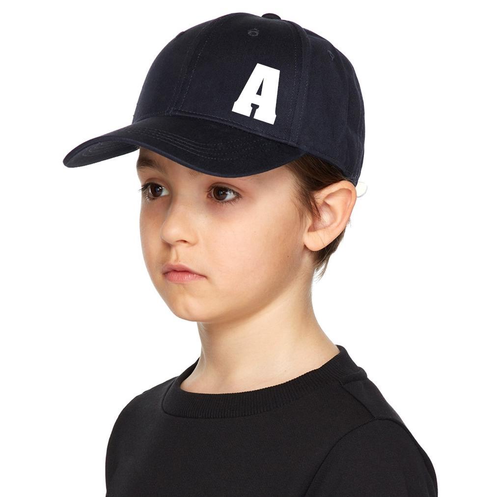 DISKON Topi Anak Inisial Topi Baseball Anak Huruf A B C D E  F G H I J K L M N O P Q R S T U V W X Y