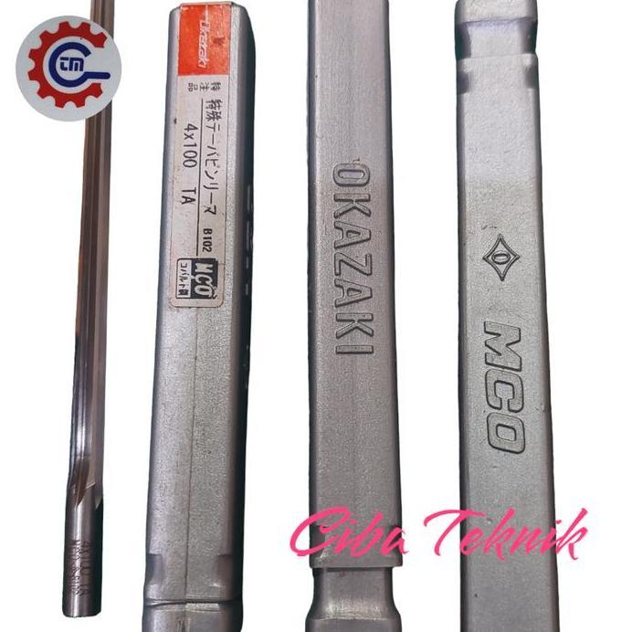 Reamer Tirus 4mm /Taper Pin Reamer 4-5mm OKAZAKI Jepang