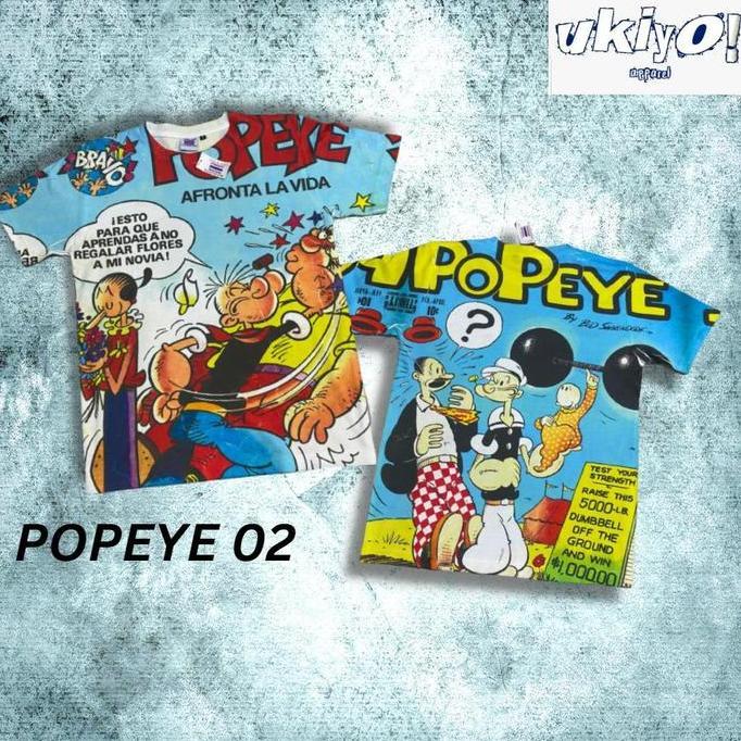 KAOS TAG THAILAND POPEYE EL MARINO & POPEYE 01 (AOP) ALL OF PRINT
