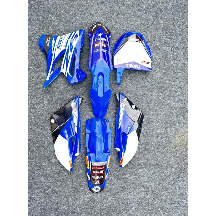 Cover Body Dan Papan Nomor YZ 85 New Dan Striping Motor Motorcyclesparepart