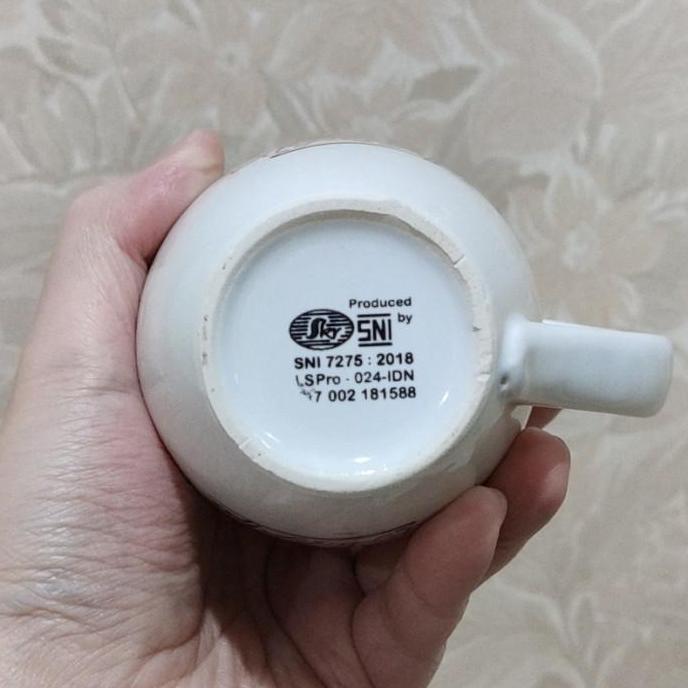Mug Keramik Kopi Kapal Api Warna Putih Porselen Gelas / Cangkir kopi unik