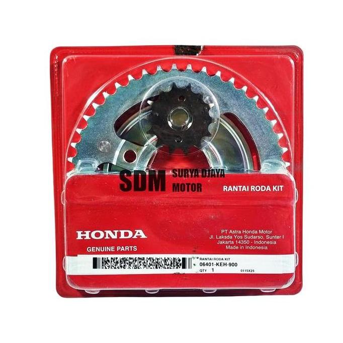 Gear Gir Gearset Rantai 1 Set GL Pro Neotech Megapro Lama Primus 1999 - 2009 Orinal Honda 06401-KEH-