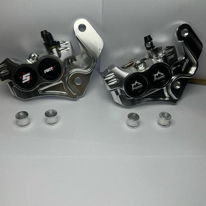 Paket Kaliper Formula Swits 4P + Breket Disc 230Mm/260Mm Pnp Aerox New Aerox Old Nmax New Nmax Old D