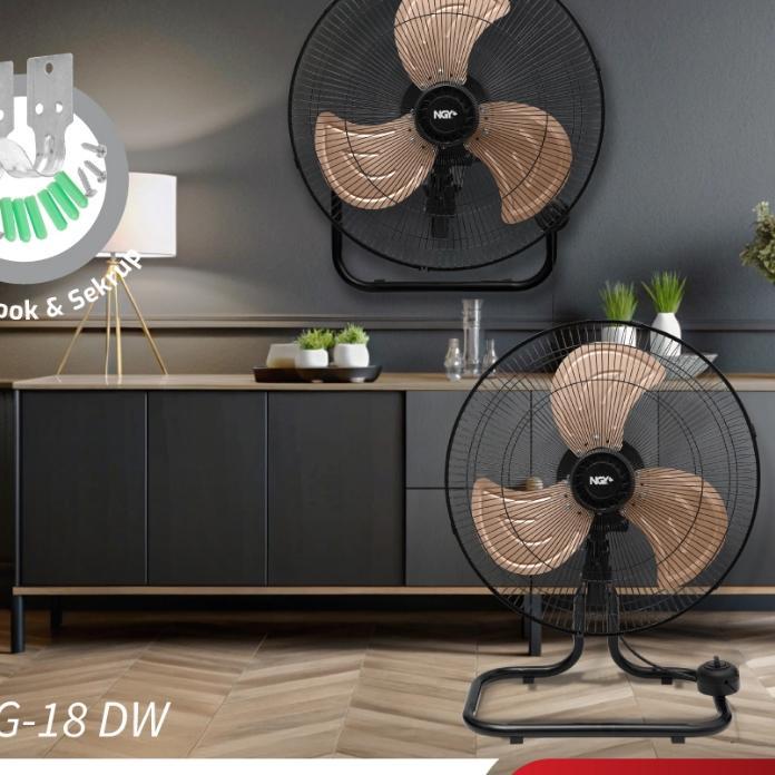Ngy Desk Wall Fan Tornado / Kipas Angin Lantai Dinding 18 Inch | Ngy-18Dw Nagoya