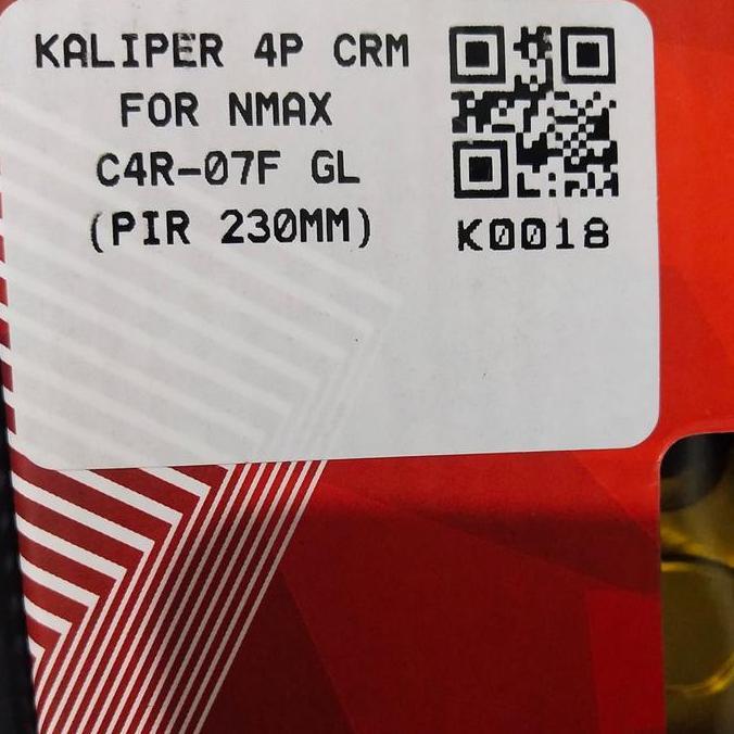kaliper Depan Nmax KTC 4 piston Kaliper Depan KTC 4p Nmax New Old