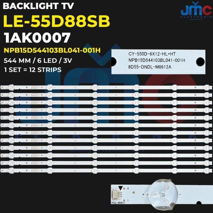 TERLARIS BACKLHT TV 55 INCH LE-55D88SB LE55D88SB NPB15D544103BL041-001H