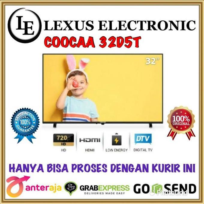 TERLARIS COOCA LED TV 32 INCH | 32D57 | DITAL TV | DVB-T2