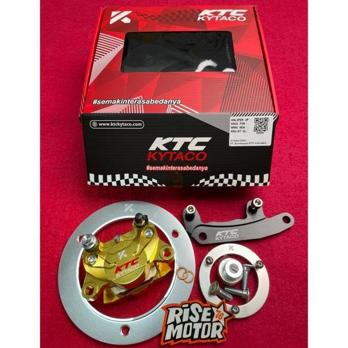 KALIPER KTC KYTACO 2 PISTON NMAX NEW BELAKANG KN2 N7 GOLD