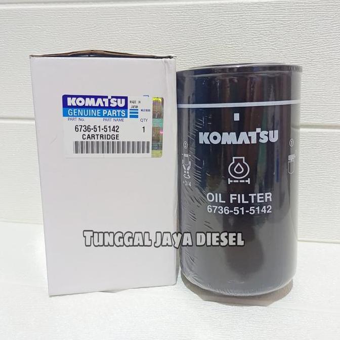 Cartridge Oil Oli Filter Komatsu 6736-51-5142 6736515142 6736 51 5142 Restock