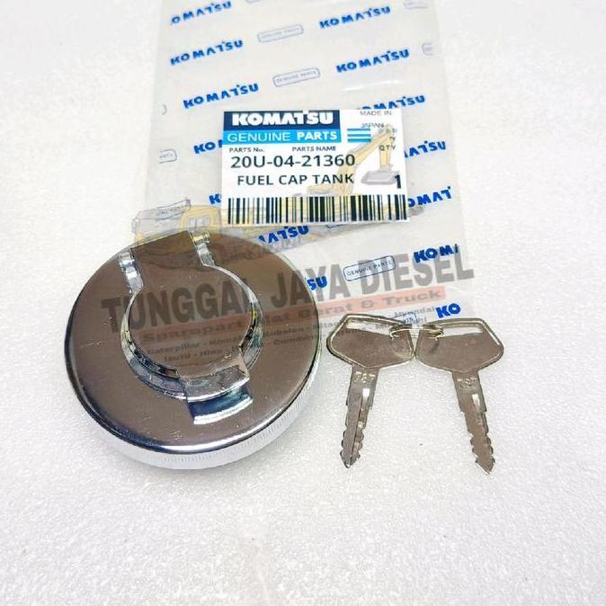Tutup Tangki Solar Komatsu Pc75 Pc50 Pc75Uu-2 Pc75Uu-3 Cap Fuel Tank 20U-04-21360 Asli