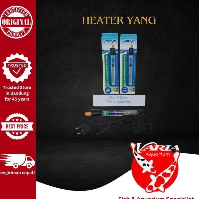 Dbwahyutoko - Jingye Heater Aquarium YP-25W Penghangat Air Aquarium 25 Watt