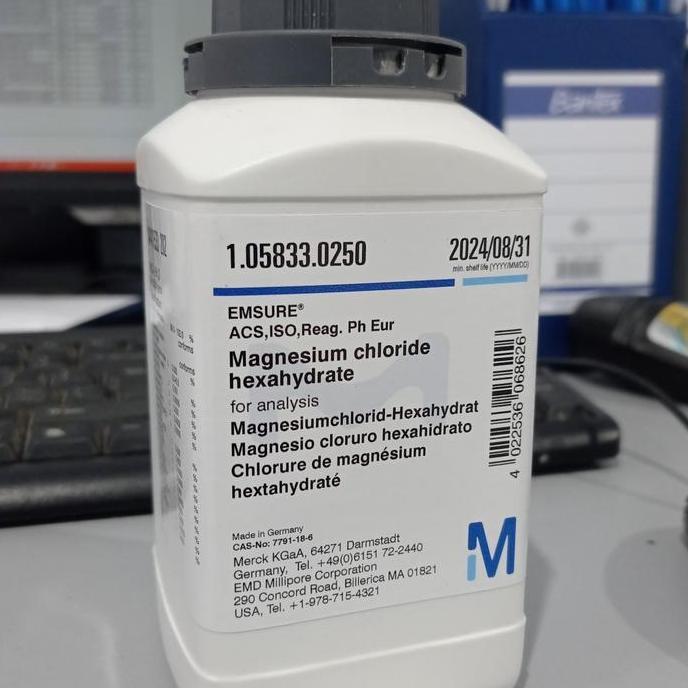 magnesium chloride hexahydrate merck , ecer 50G