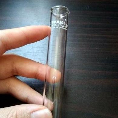 Tabung Reaksi Kaca | Test Tube IWAKI With Rim Per Box, 3ml 4ml 7ml 10ml 12ml 15ml 17ml Per BOX