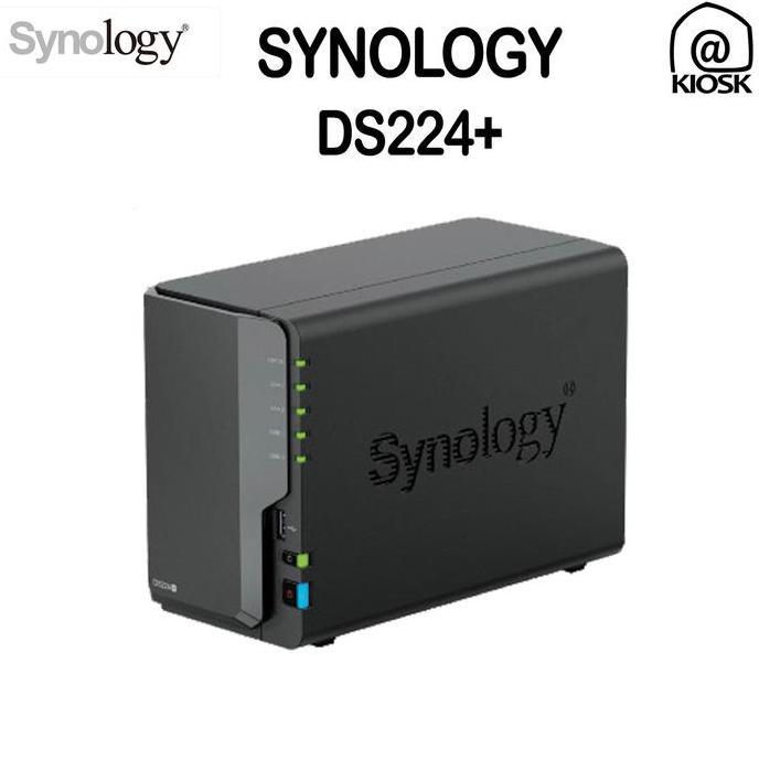 SYNOLOGY DS224+ / DISKSTATION 2 BAY NAS SERVER / PAKET HDD SSD ORIGINAL DAN TERPERCAYA
