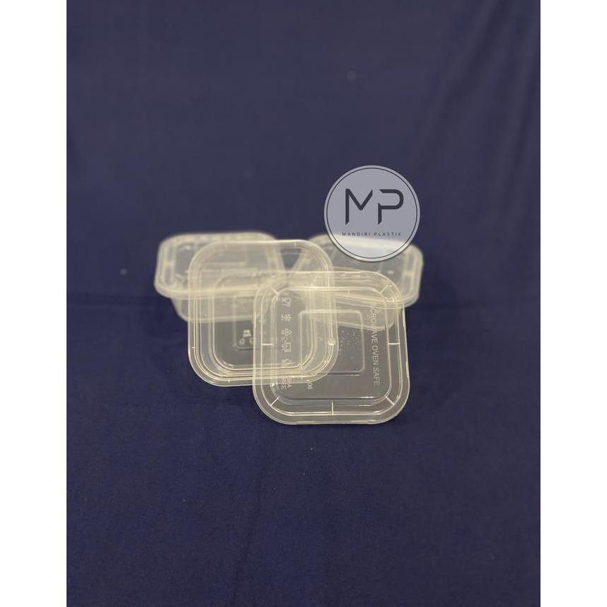 Nicht- Thinwall Square Otk 350 Cup Mika Oti Food Container Kotak Makan Persegi 350Ml Kotak - 25Pcs