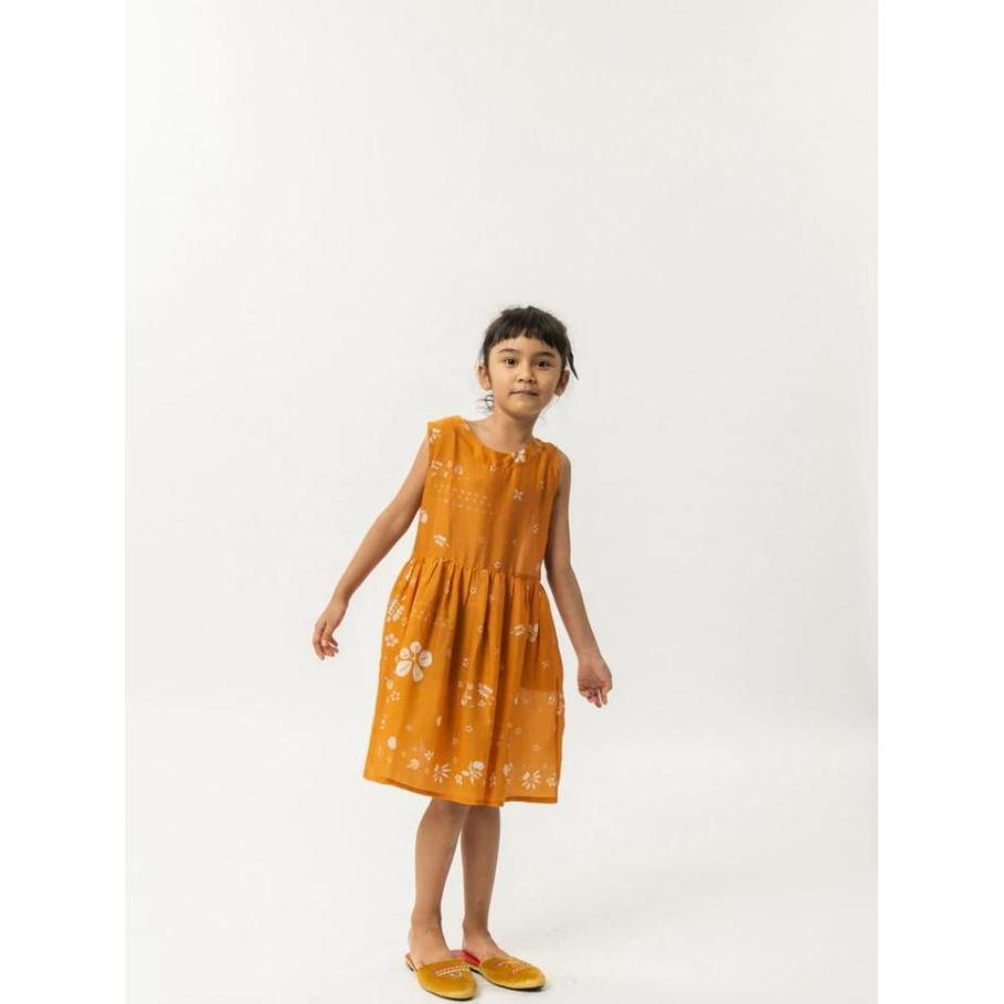 Dress Anak Flora Wiji - M