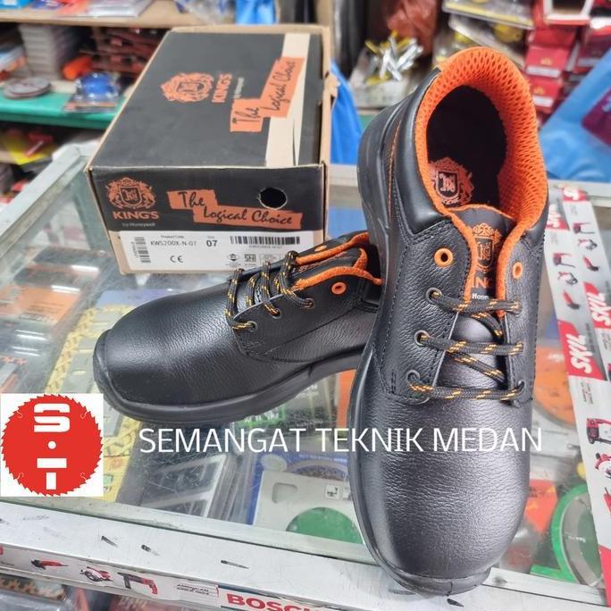 TERLARIS KWS200X SEPATU SAFETY PENDEK TALI SHOES KING'S HONEYWELL KWS 200 X