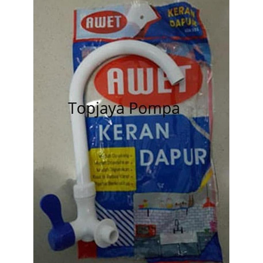Guidato- Kran Cuci Piring Plastik Pe 1/2" Anti Karat , Sangat Awet