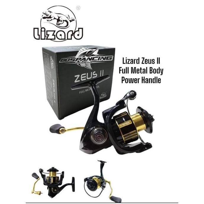 REEL LIZARD ZEUS II 1000-6000 POWER HANDLE - METAL BODY