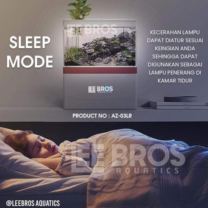 Hobiikan- Aquarium Mini Lengkap Dengan Filter + Led / Aquarium Fullset