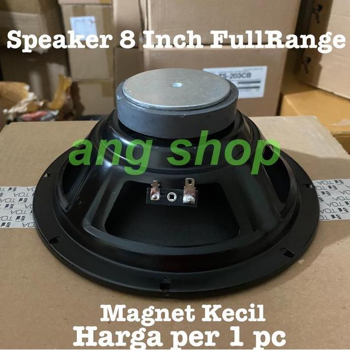 NEW Mik Mic Speaker 8 Inci Inch FullRange Full Range Impor Magnet Kecil