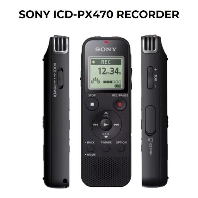 Lansungkirim- Sony Icd-Px470 / Icd Px470 Digital Voice Recorder