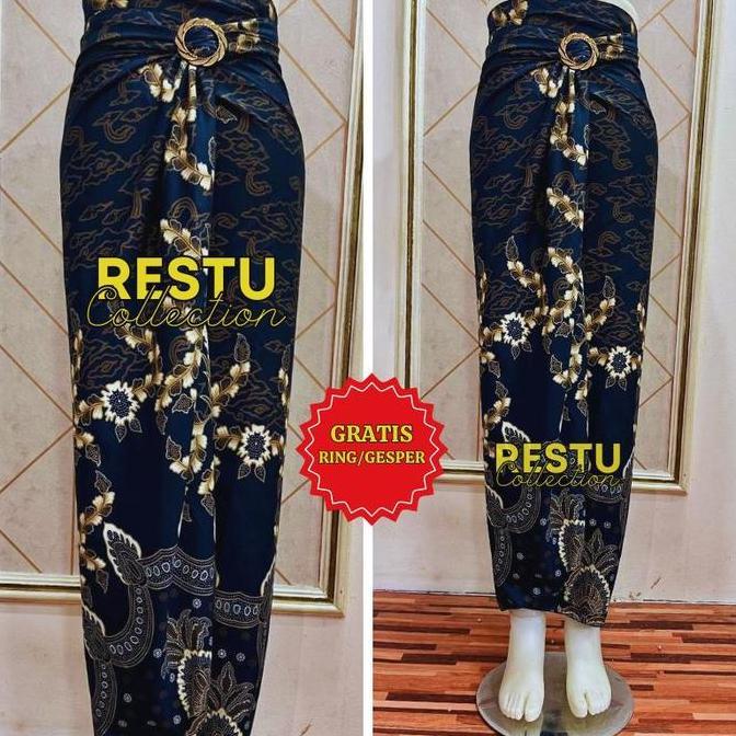 UPFRADE STYLE  ROK LILIT MOTIF BATIK MEGAMENDUNG SILVER BAWAHAN WANITA KEBAYA WISUDA KONDANGAN TUNAN