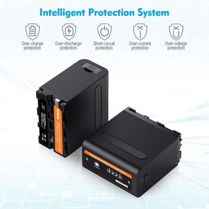 Forward- Ezmode Smart Battery Np-F970 Support Powerbank - 7800Mah