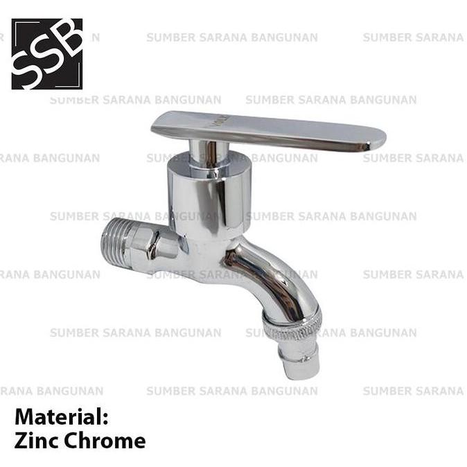 Guidato- Kran Taman Volk / Keran Tembok Stainless Chrome