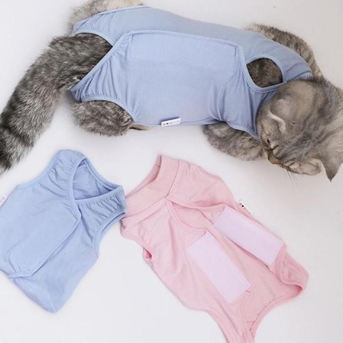 Nespt- Baju Kucing & Anjing Untuk Recovery/ Baju Steril Kucing Betina / Baju