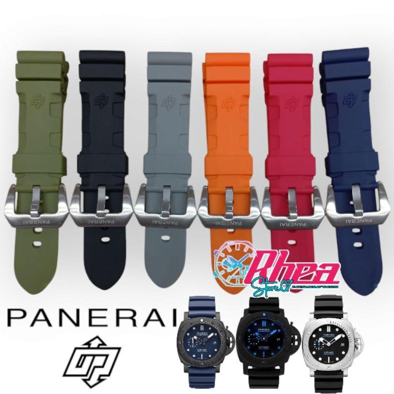 Strap Tali Jam Tangan Rubber Officine Panerai TALI JAM TANGAN RUBBER PANERAI SUBMERSIBLE Luminor Pan